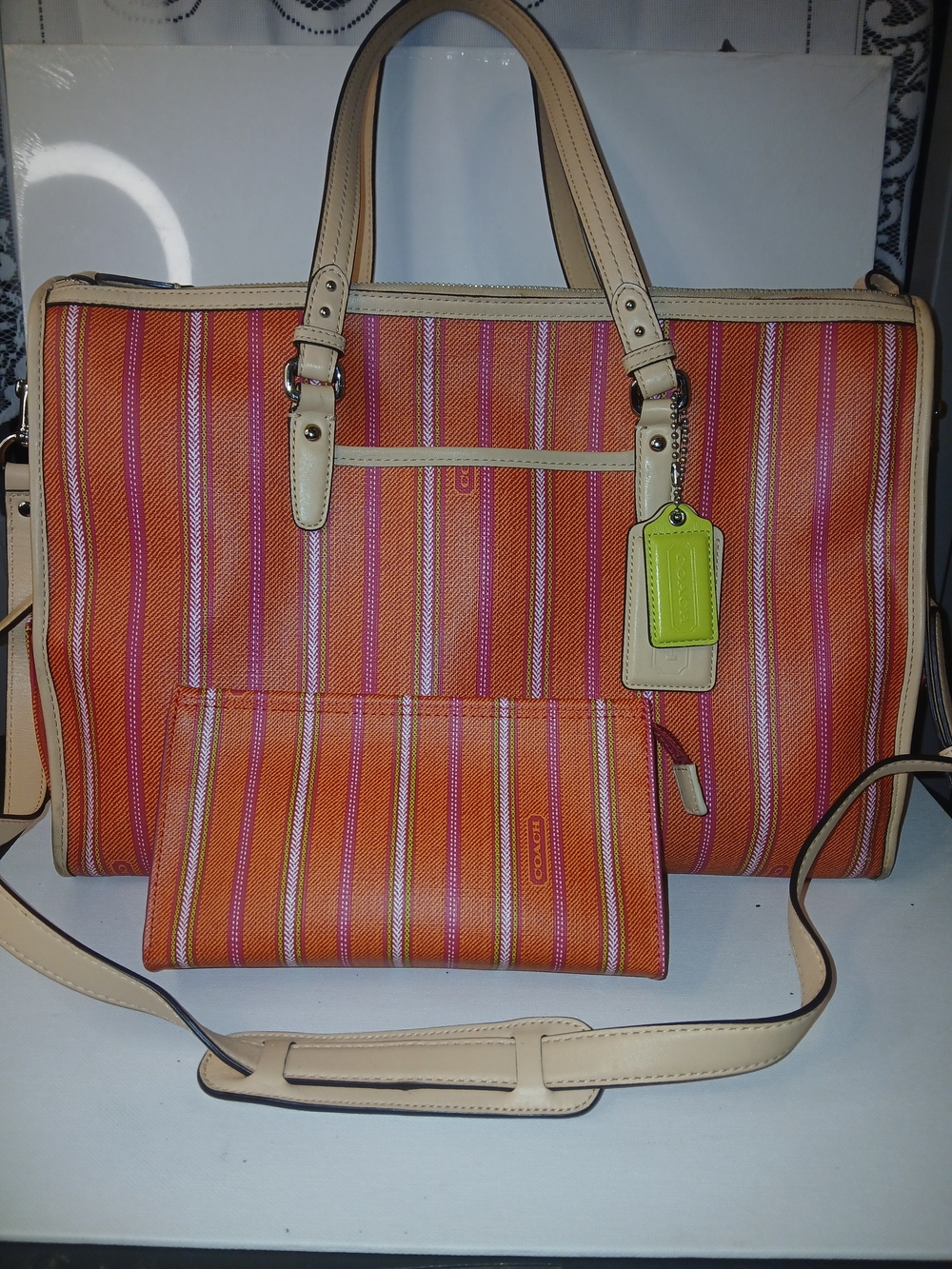 Coach Weekend Tote With Pouch